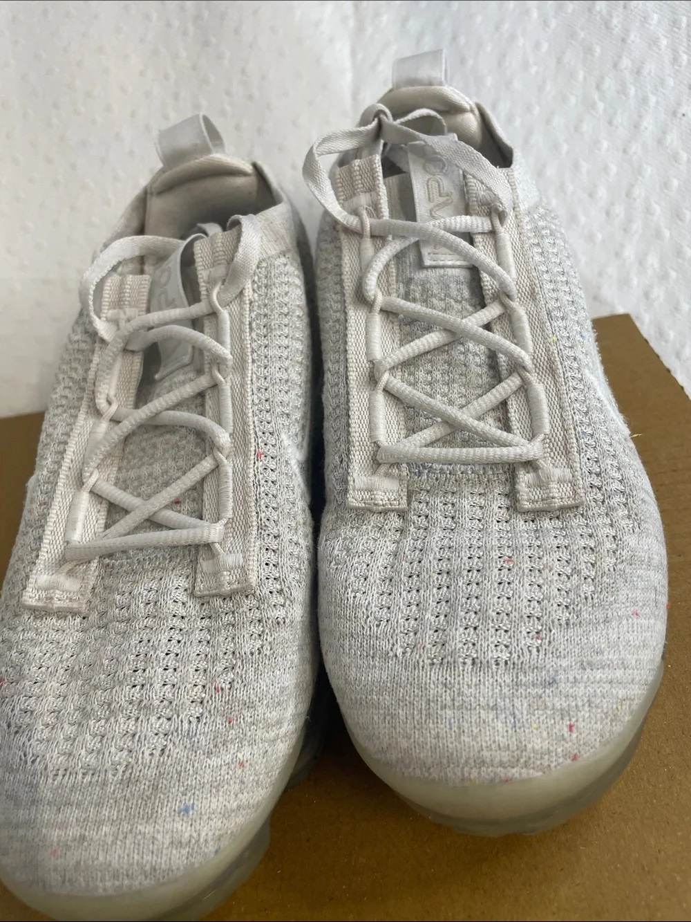 Nike Air VaporMax 2021 Flyknit shoes in “Phantom